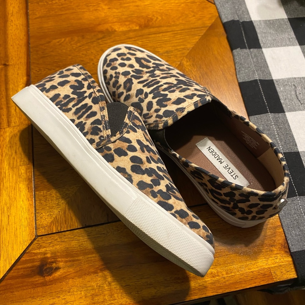 Steve Madden Cheetah Print Slip Ons - image 2